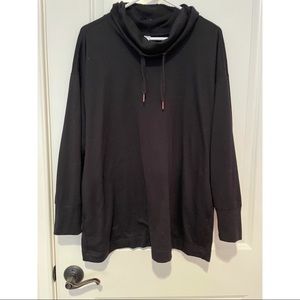 Woman’s cowl neck tunic sweater